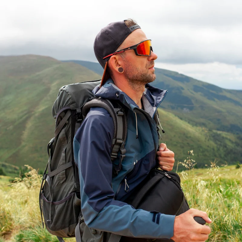 Lunettes de Soleil Polarisées Sport | Verres Miroir Anti-Reflets