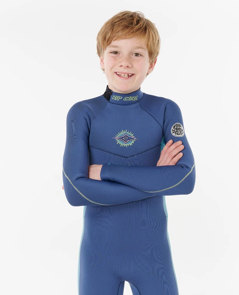 Kids Dawn Patrol Long Sleeve 2mm Back Zip Spring Suit Wetsuit