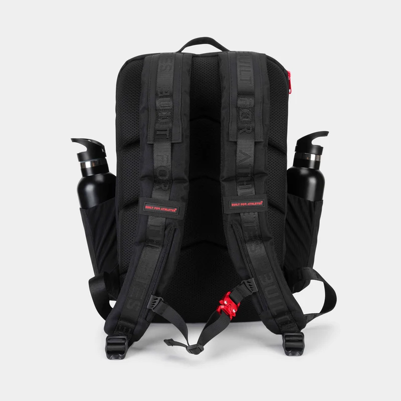 Black & Red Hybrid Backpack