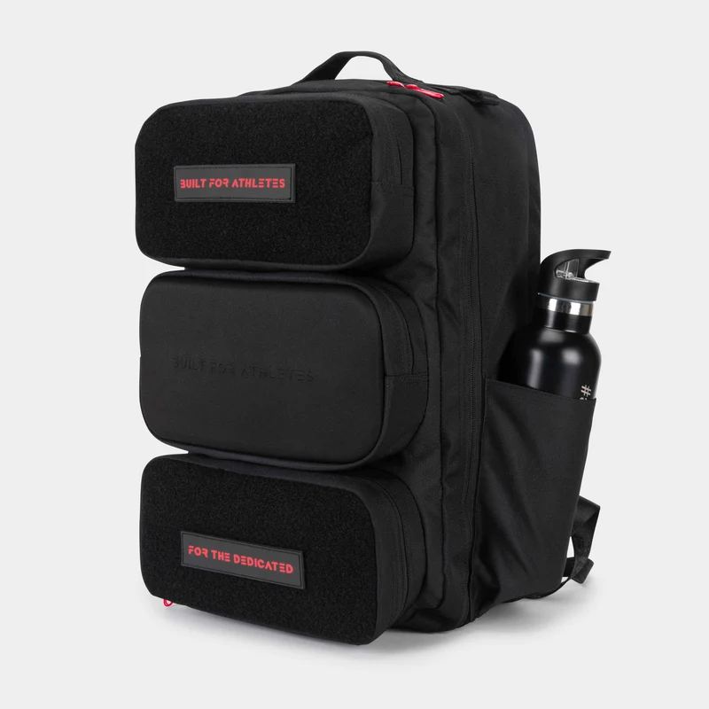 Black & Red Hybrid Backpack
