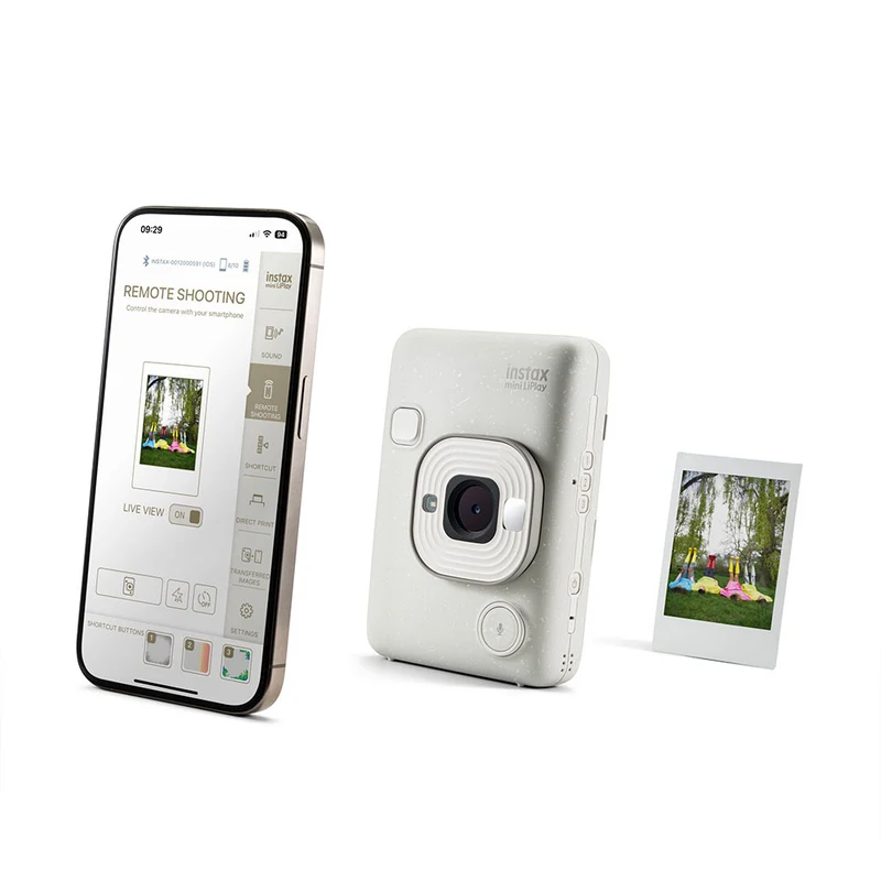 Instax Mini LiPlay hybride (Blanc Brumeux)