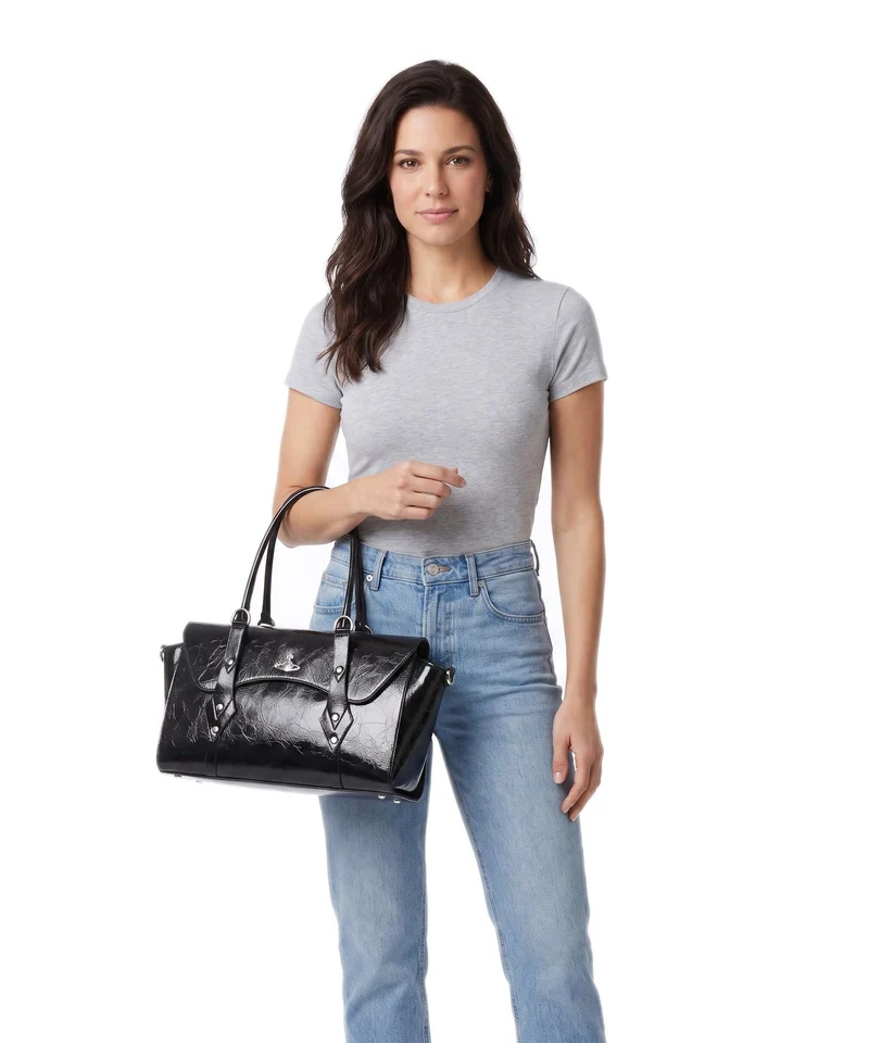 Vivienne Westwood Bettina Naplak Medium Sac à main black