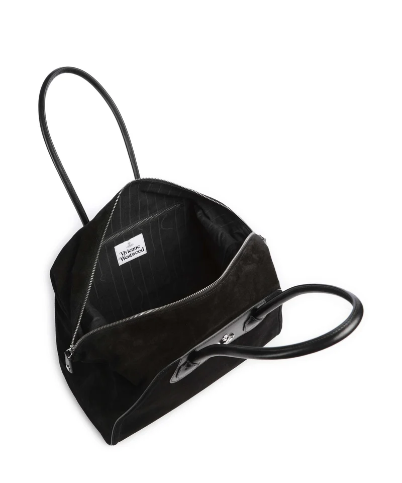 Vivienne Westwood Shirley Suede Cabas black