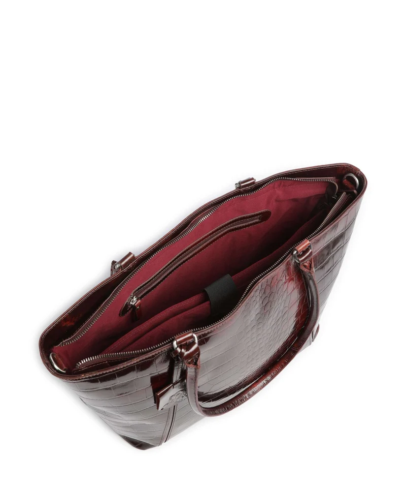 Burkely Cool Colbie Cabas burgundy patent