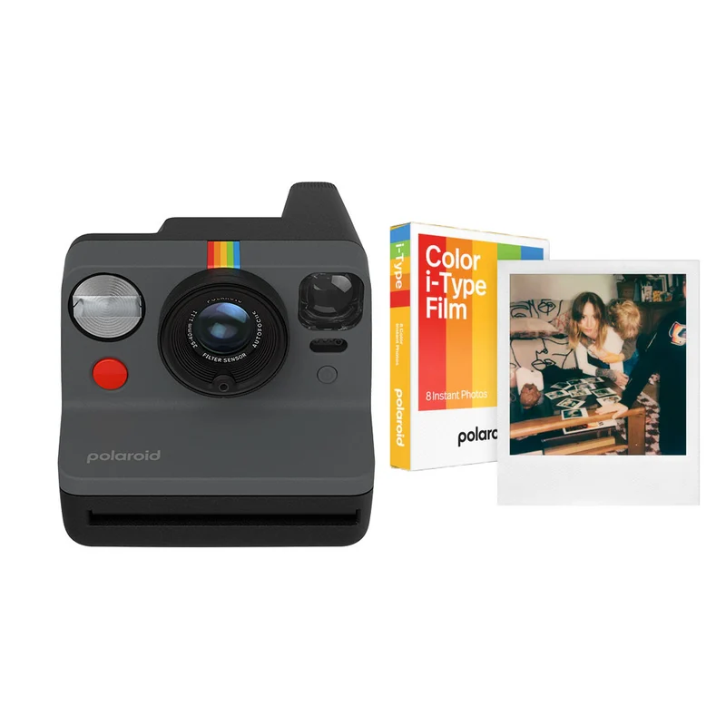 Polaroid Now Appareil i-Type Génération 3 avec Film couleur (Noir)