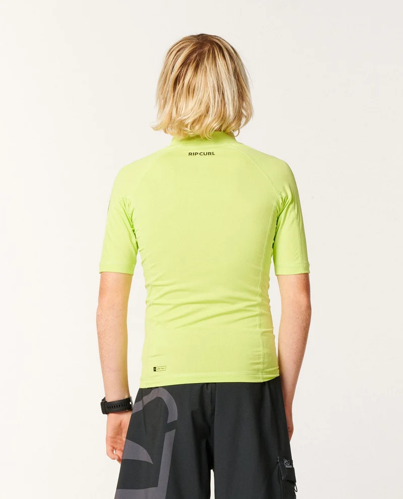 Waves UPF Short Sleeve Boy Rash vest