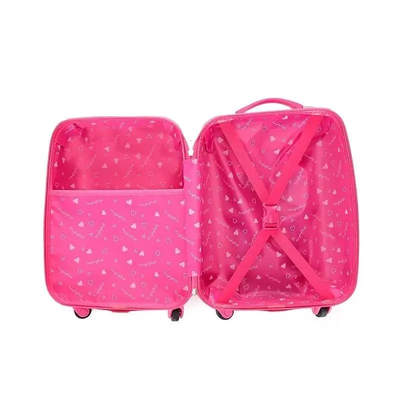 Valise Licorne Fille | Bagage Cabine Roulettes Abs