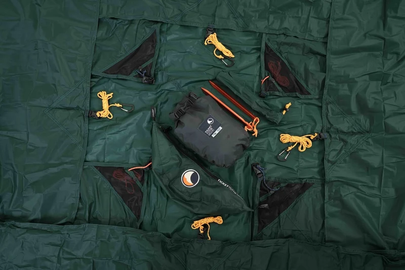 LIGHTEST TARP – Ultraleichter Wetterschutz mit 100 % recyceltem Nylon
