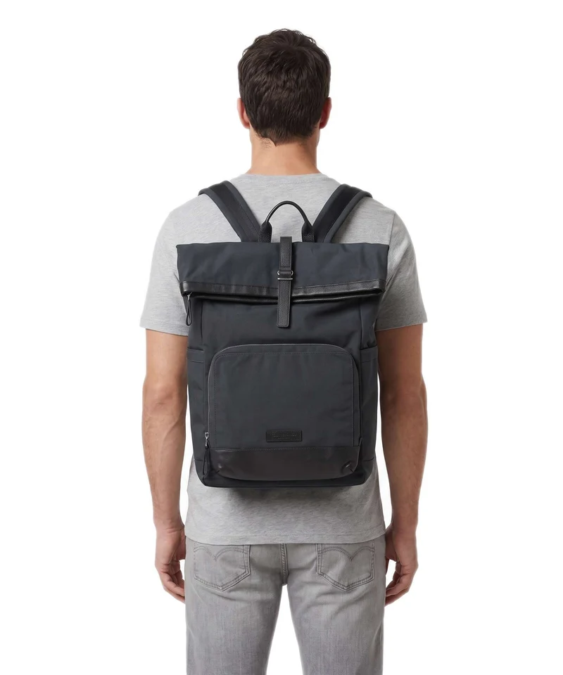 Marc O'Polo Mory M Sac à dos roll-top peppercorn grey
