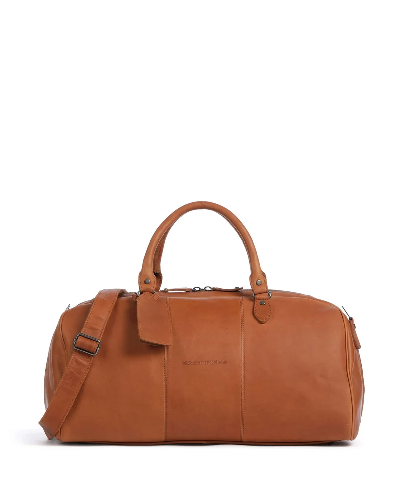 The Chesterfield Brand Wax Pull Up Cow William II Sac week-end cognac