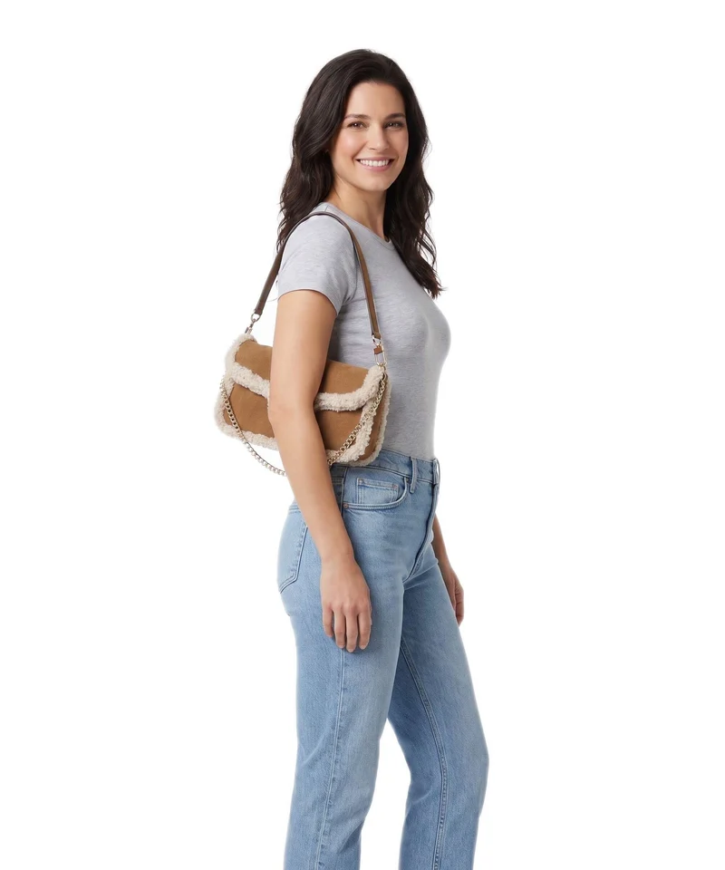 BOSS Beyond Sac porté épaule medium beige