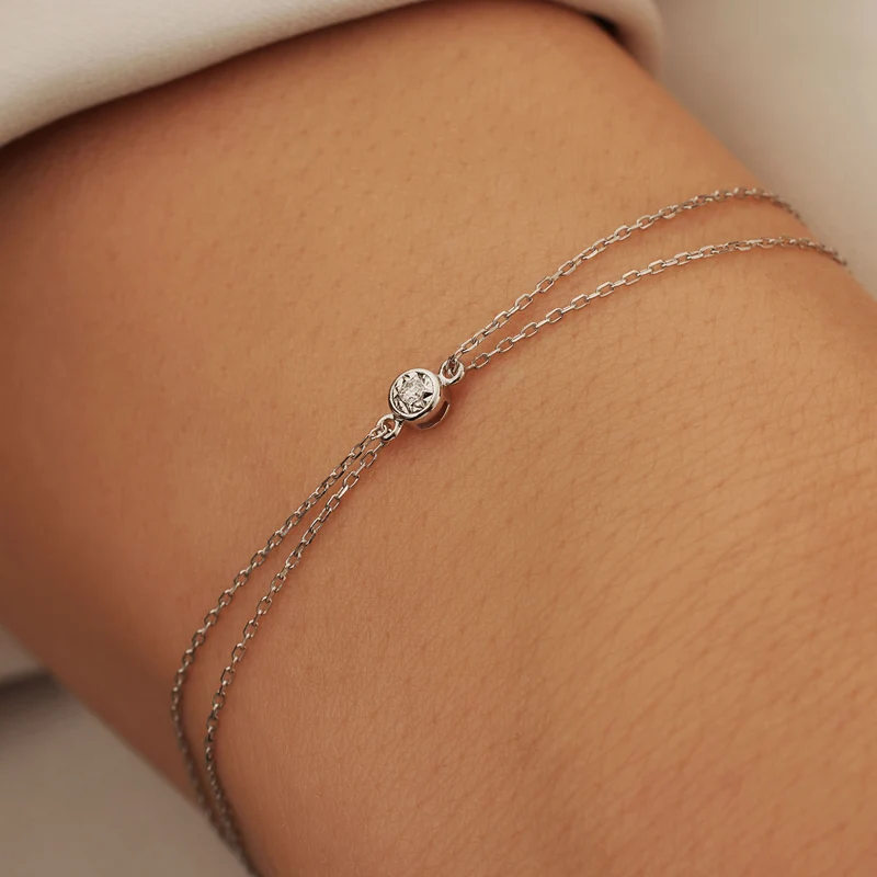 Isabel Bernard De la Paix Bracelet Or blanc 14 carats IBD320010
