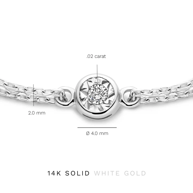 Isabel Bernard De la Paix Bracelet Or blanc 14 carats IBD320010