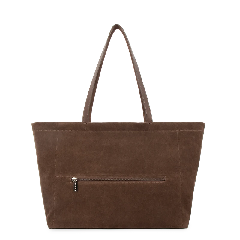 Grand sac cabas épaule - Suédine KBA