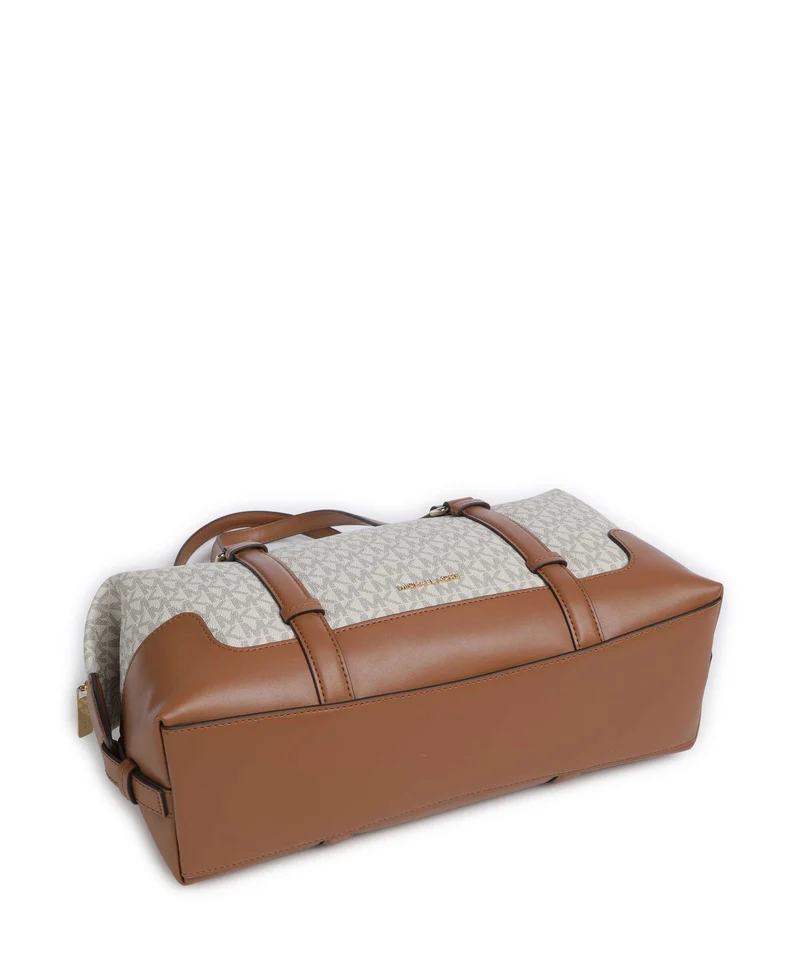 Michael Kors Teddi Large Sac porté épaule vanilla/acorn