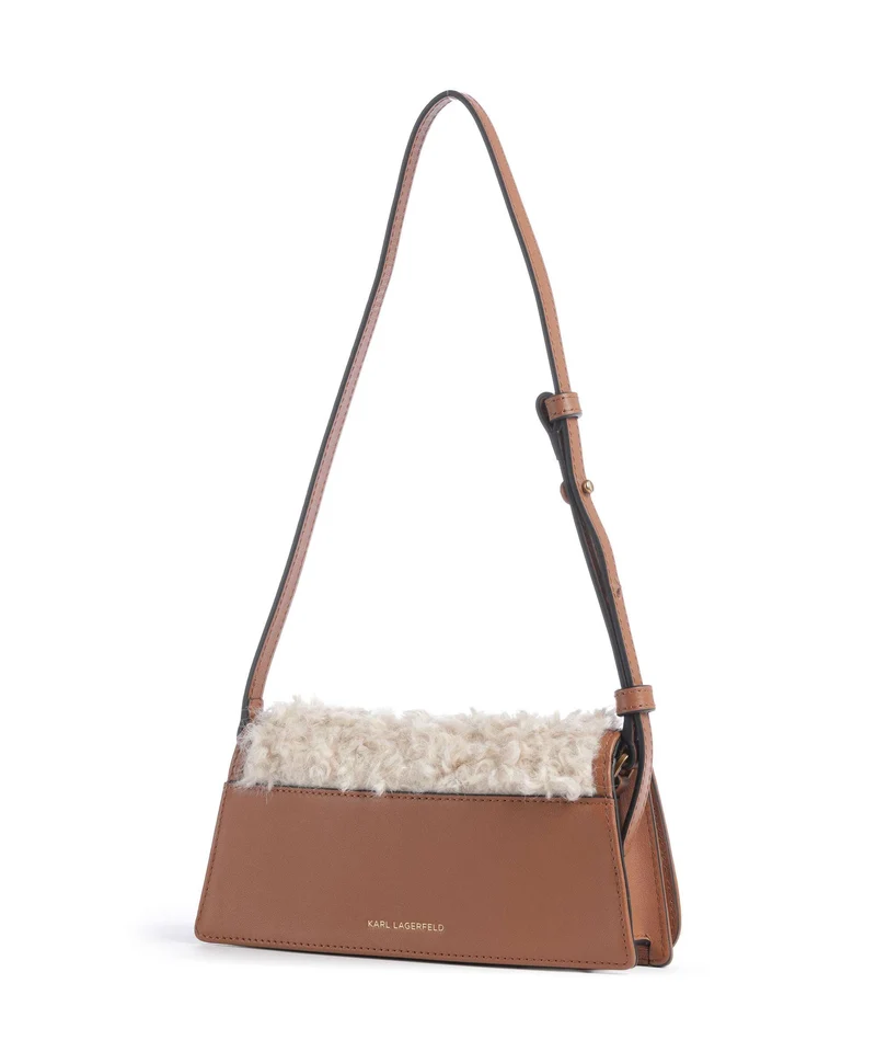 Karl Lagerfeld K/Autograph Mini Sac porté épaule natural tan