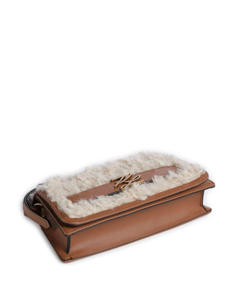 Karl Lagerfeld K/Autograph Mini Sac porté épaule natural tan