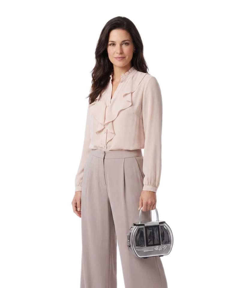 Karl Lagerfeld Ikon Sac bandoulière silver