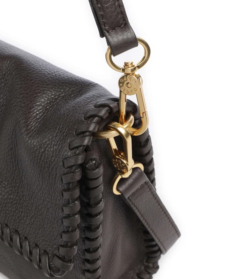 Abro Dalia Temi Stitch Sac porté épaule dark brown