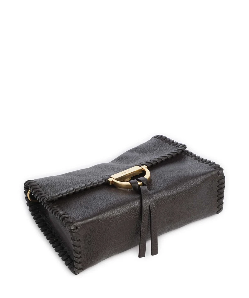 Abro Dalia Temi Stitch Sac porté épaule dark brown