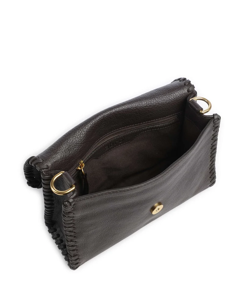 Abro Dalia Temi Stitch Sac porté épaule dark brown