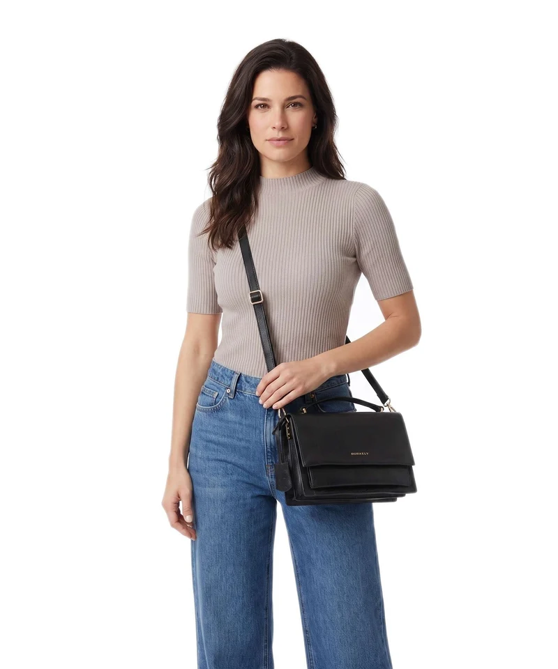 Burkely Fine Florence Sac bandoulière black