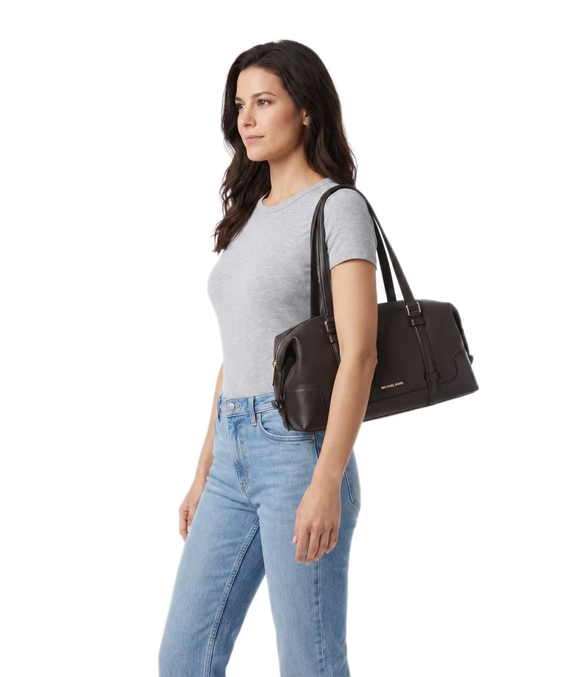 Michael Kors Teddi Large Sac porté épaule chocolate