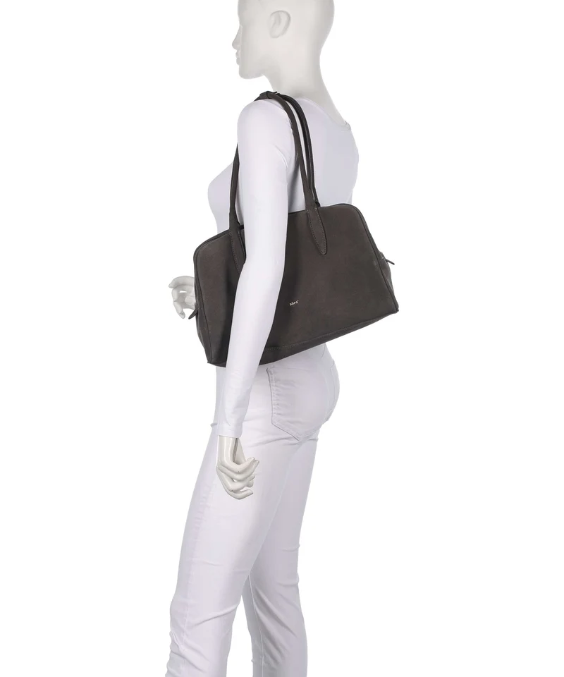 Abro Suede Amara Sac porté épaule grey