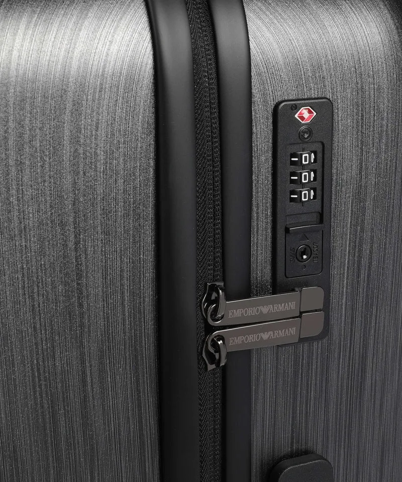Emporio Armani Big Eagle Valise 4 roues gunmetal