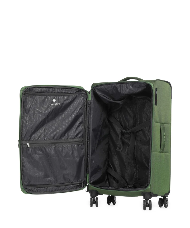 Travelite Cubis Valise 4 roues green
