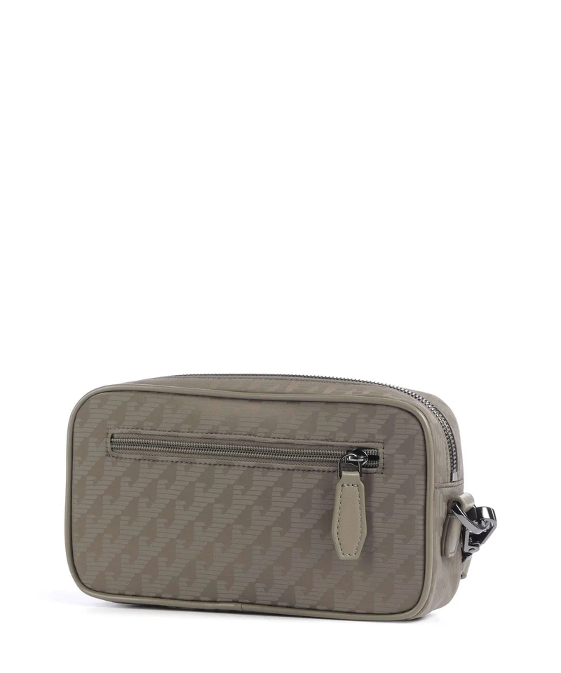Emporio Armani Eagle All Over Trousse de toilette stone gray
