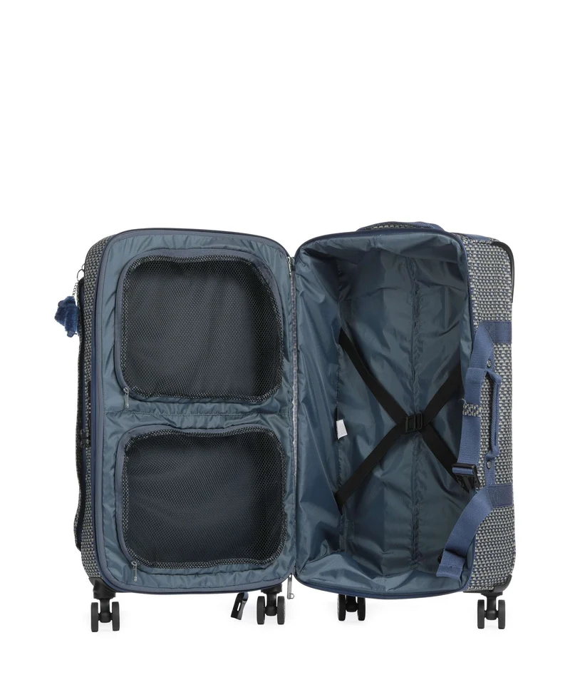 Kipling Basic Spontaneous M Valise 4 roues blue on wire