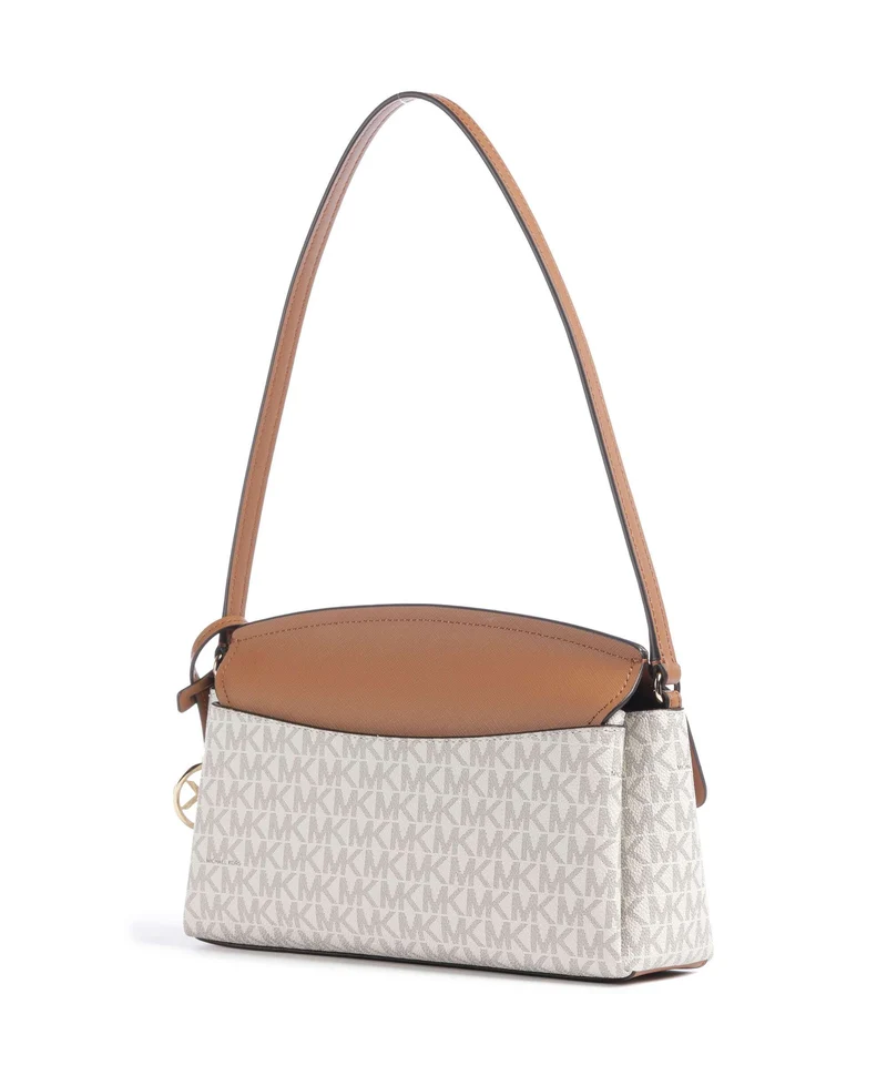 Michael Kors Landry Medium Sac porté épaule vanilla/acorn
