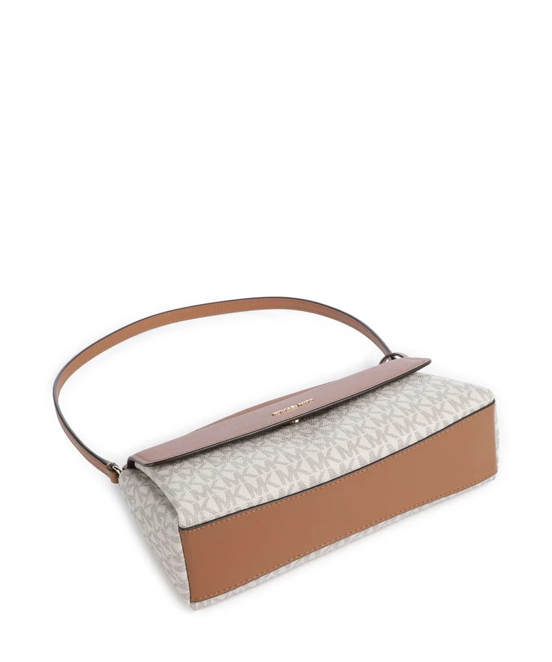 Michael Kors Landry Medium Sac porté épaule vanilla/acorn