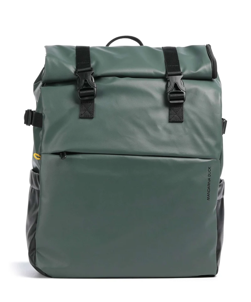 Mandarina Duck Coated Sac à dos d'ordinateur deep green