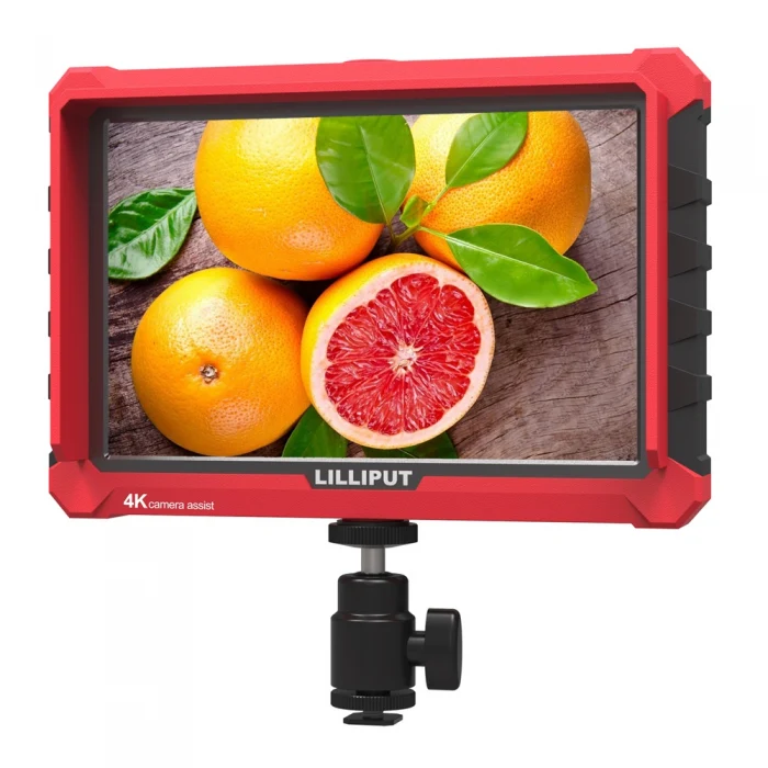Moniteur A7S HD 7po avec Support 4K (Rouge)