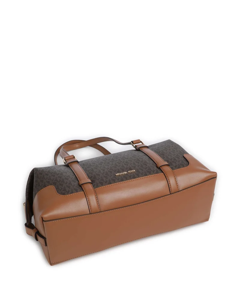 Michael Kors Teddi Large Sac porté épaule brown/acorn