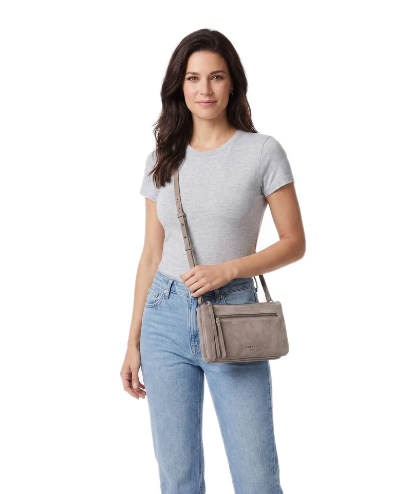 Liebeskind Zena Hydro Suede S Sac bandoulière neutral grey