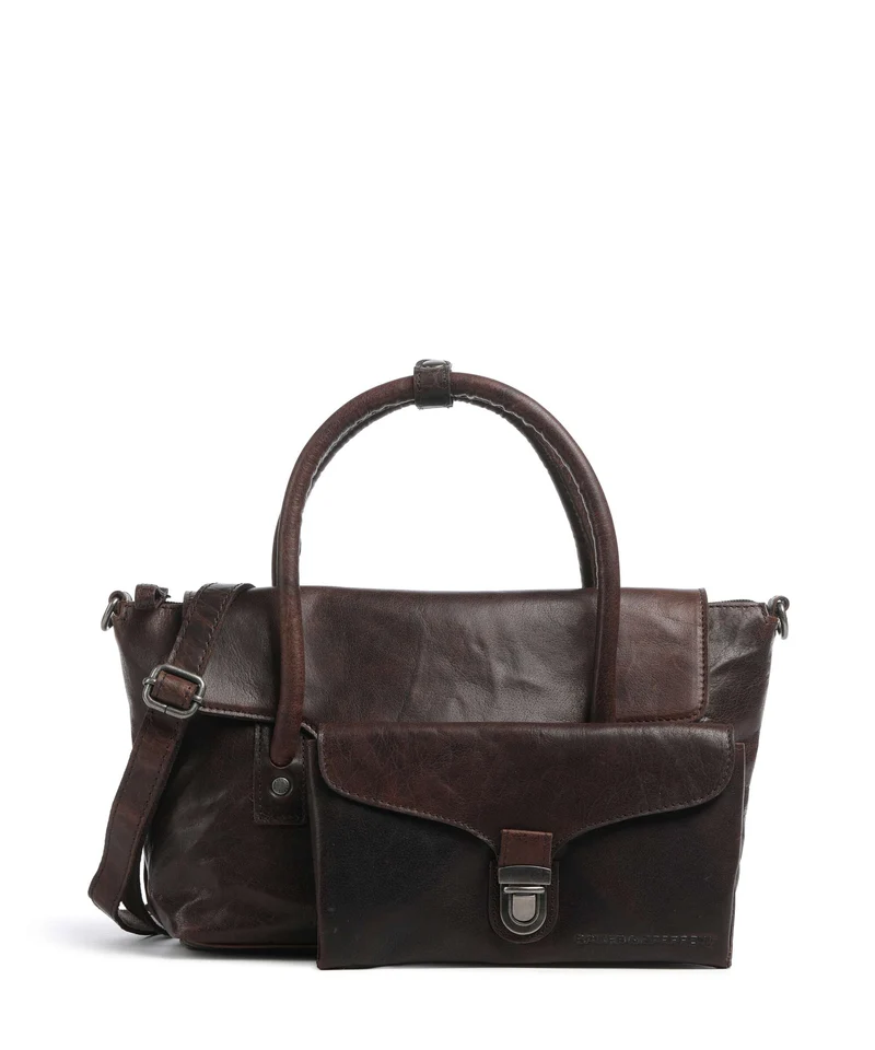 Spikes & Sparrow Bronco Hailey Sac à main dark brown