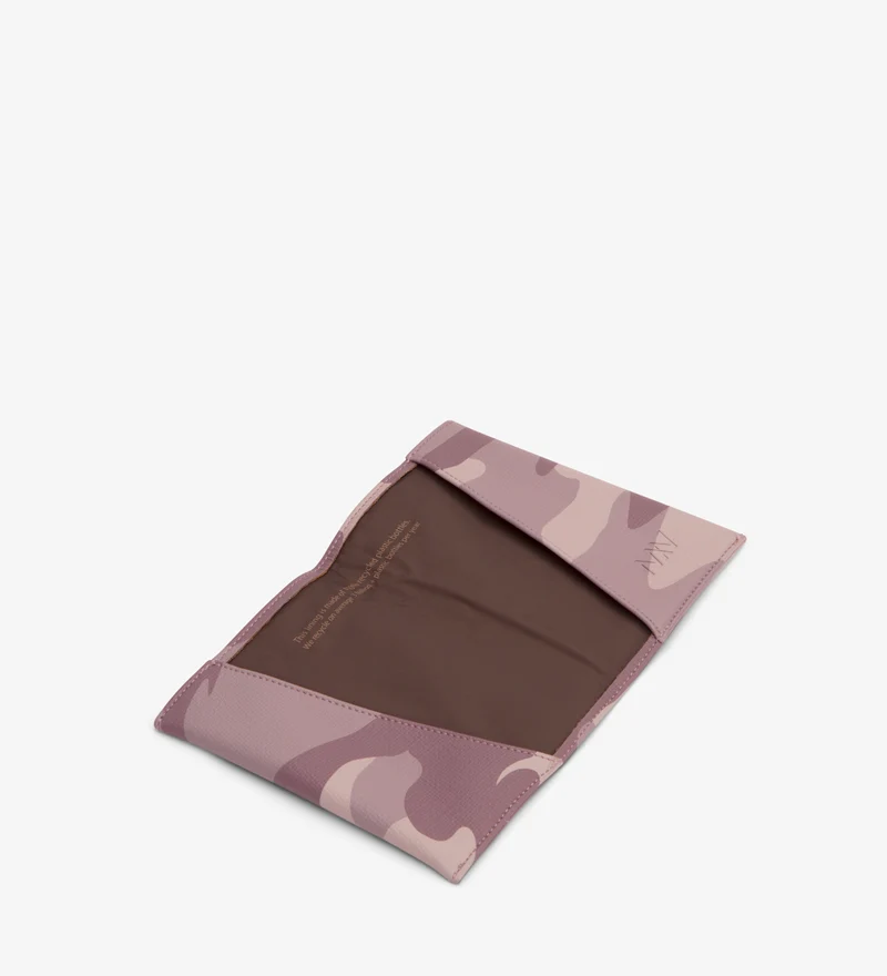 VOYAGE Porte-passeport végétalien - Camo