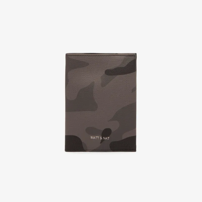 VOYAGE Porte-passeport végétalien - Camo