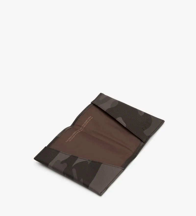 VOYAGE Porte-passeport végétalien - Camo