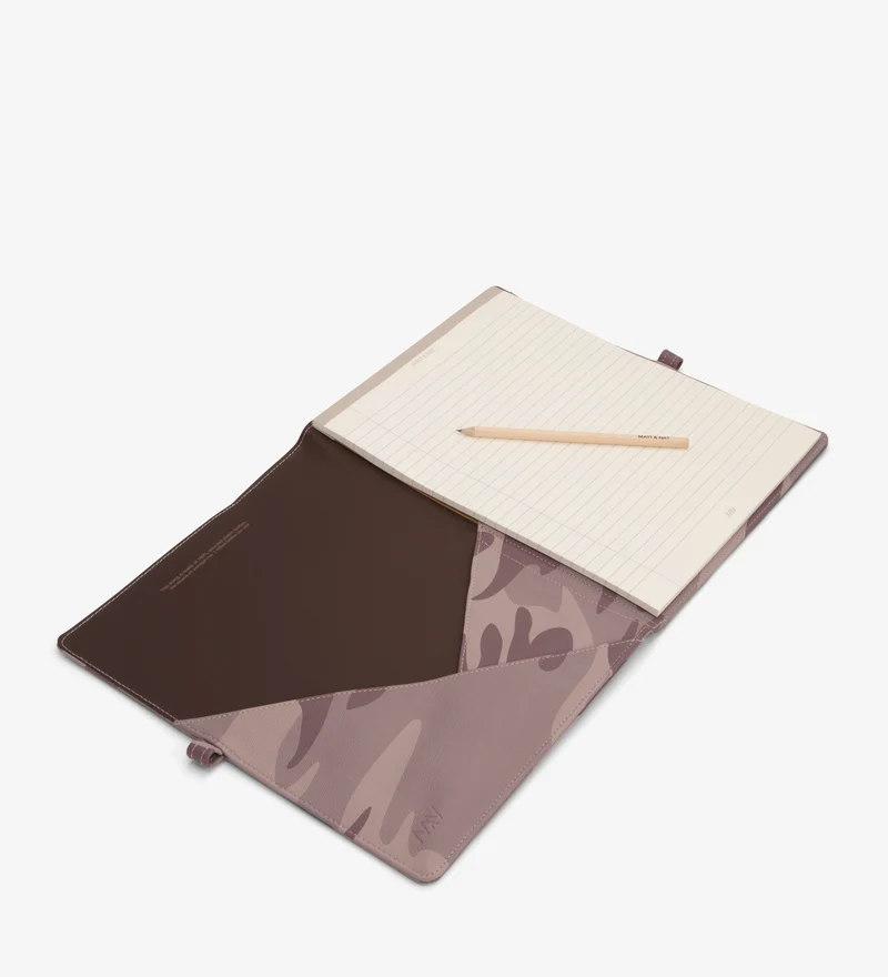 MAGISTRAL Couverture de bloc-notes végétalienne - Camo