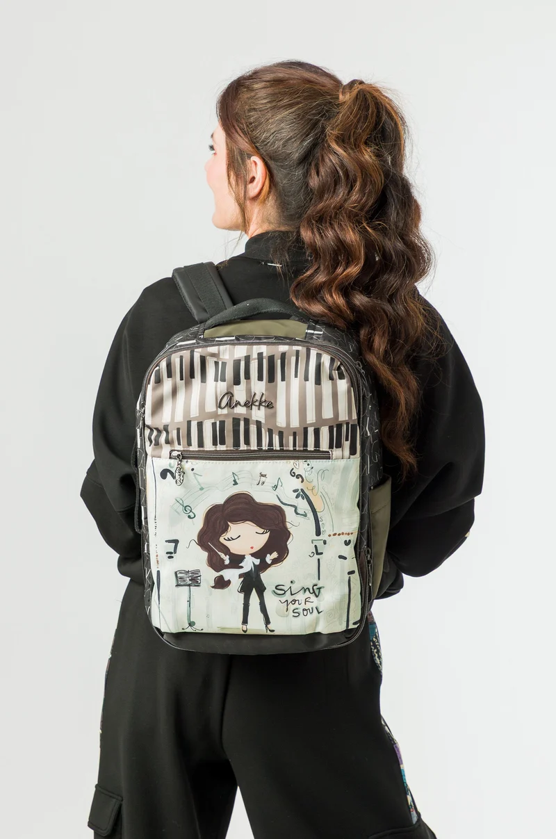 Sac à dos de voyage imprimé Orchestra