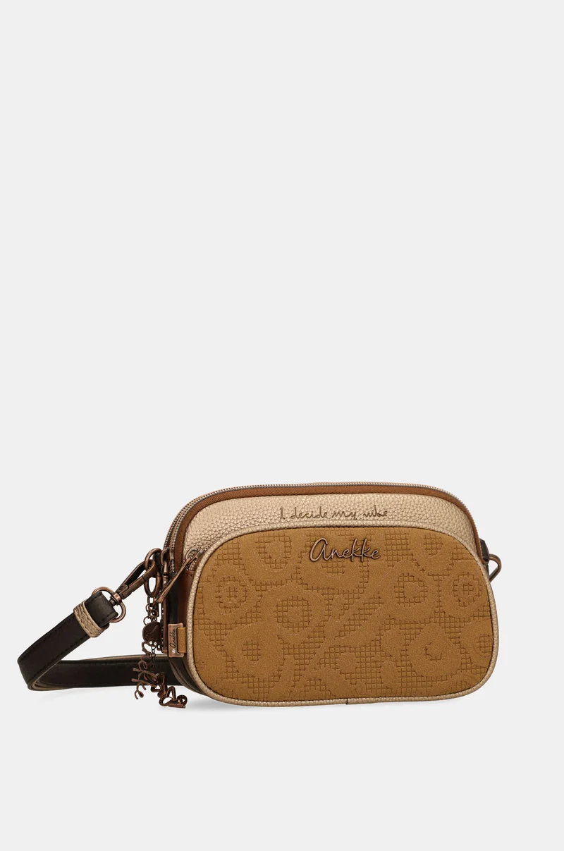 Petit sac à bandoulière Camel