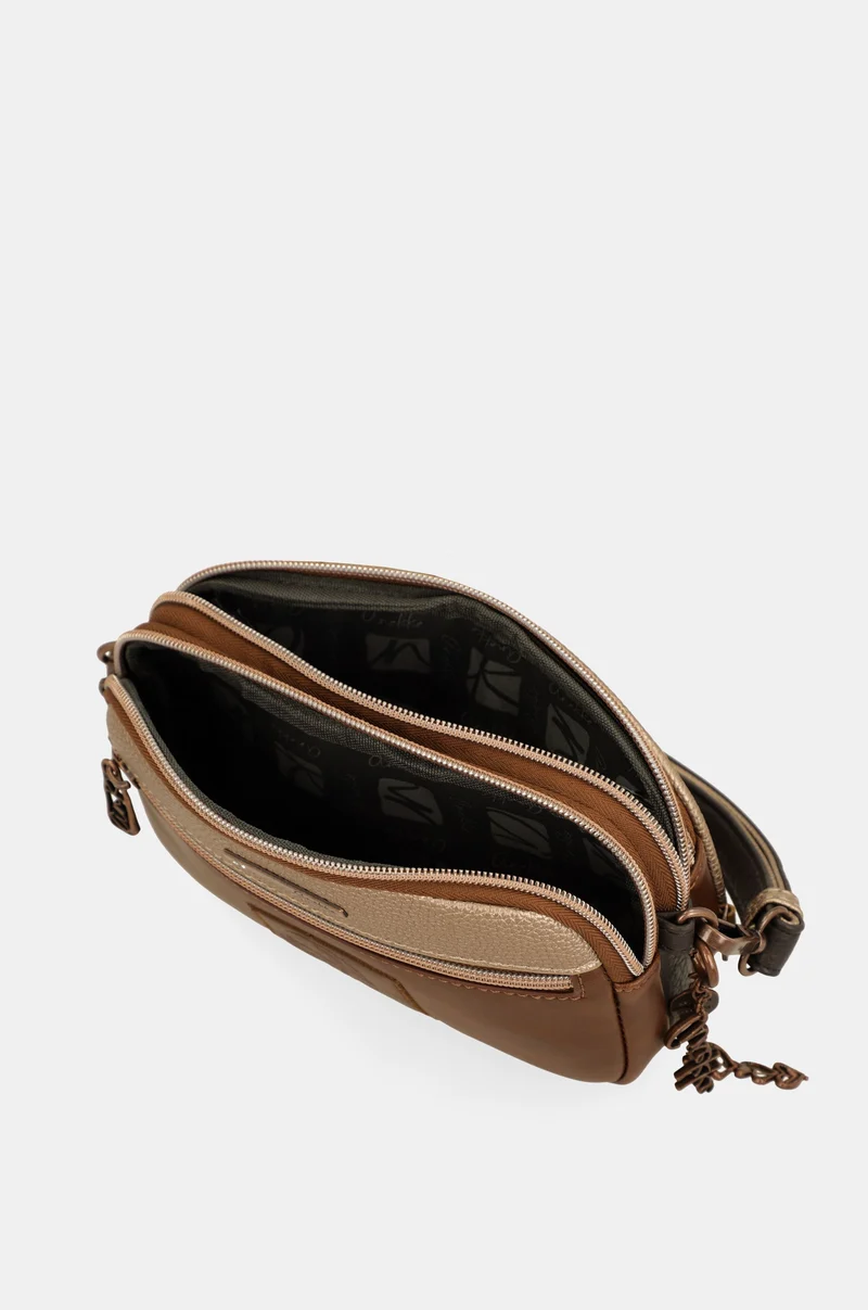 Petit sac à bandoulière Camel