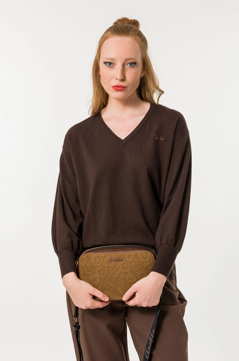Sac à bandoulière Camel