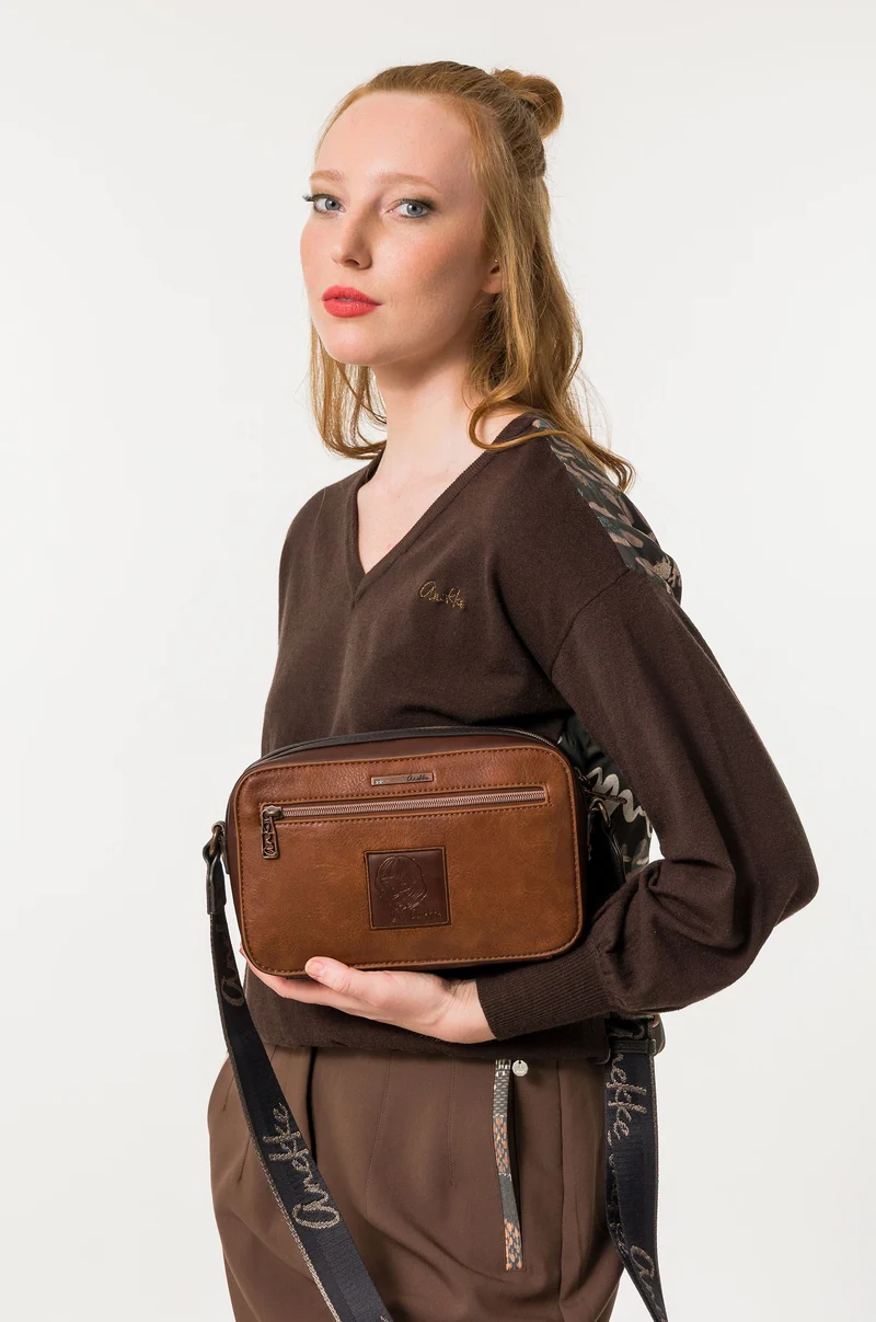 Sac à bandoulière Camel