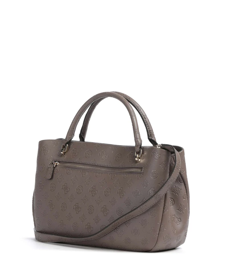 Guess Carmella Girlfriend Sac à main taupe logo
