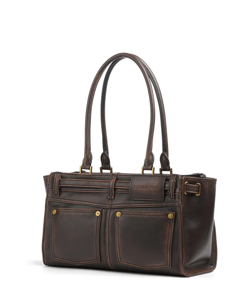 Michael Kors Hamilton Moderne Small Sac porté épaule chocolate